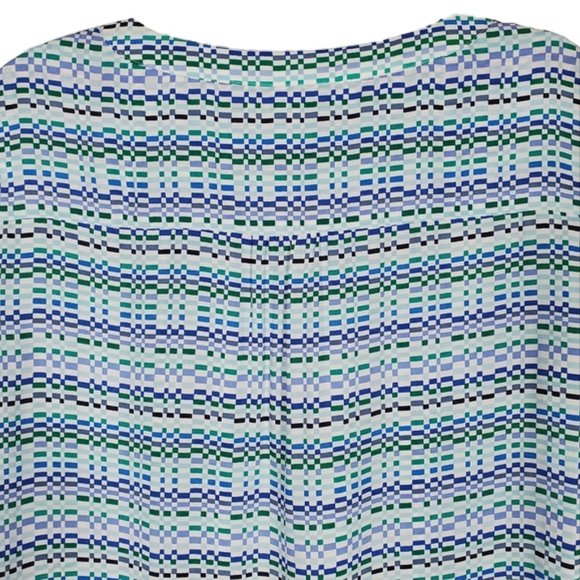 Banana Republic Shirt Blouse Top Career wear Oversized Flowy Art deco style XS - Picture 10 of 11